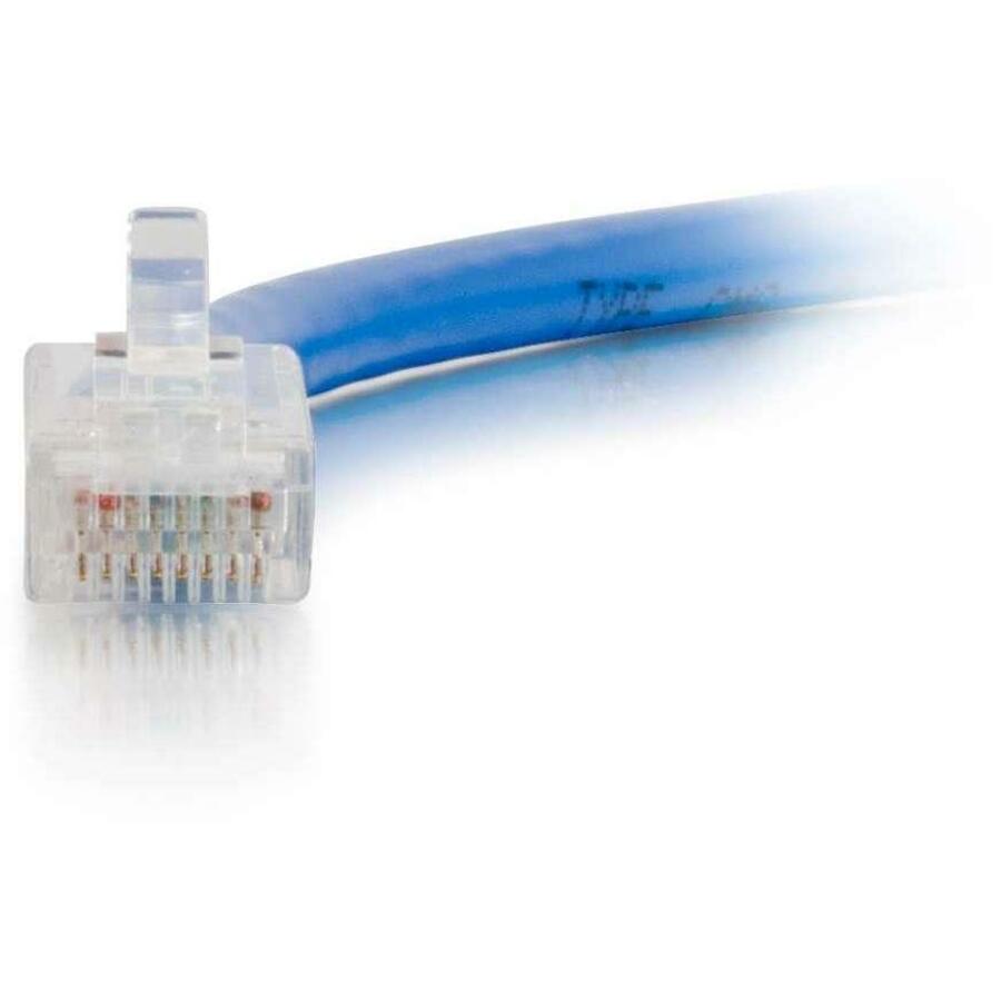 C2G-25ft Cat6 Non-Booted Unshielded (UTP) Network Patch Cable - Blue - Image 2