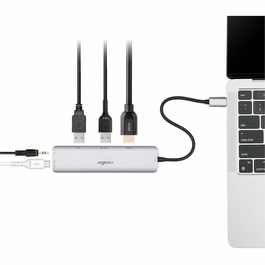 Rocstor 3.5mm/HDMI/USB/USB-C Audio/Video Adapter - Image 2