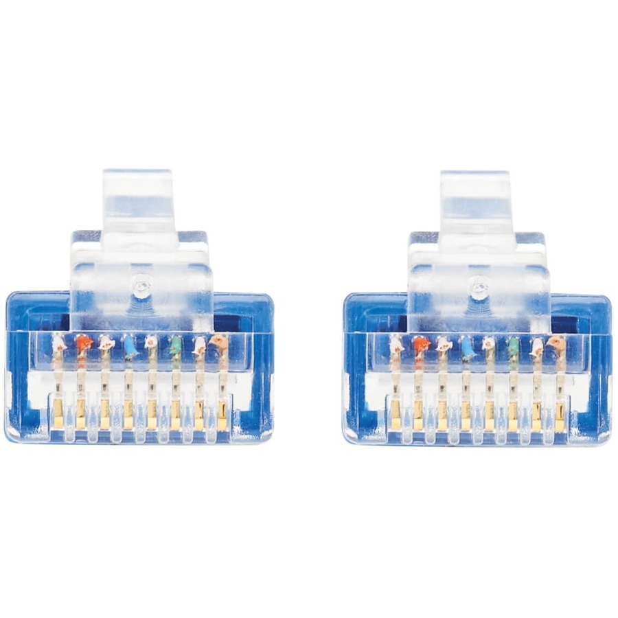 Eaton Tripp Lite Series Cat6a 10G Molded Ultra-Slim UTP Ethernet Cable (RJ45 M/M), Blue, 5 ft. (1.52 m) - Image 3