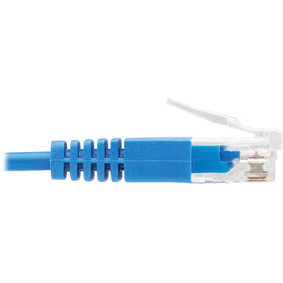 Eaton Tripp Lite Series Cat6a 10G Molded Ultra-Slim UTP Ethernet Cable (RJ45 M/M), Blue, 5 ft. (1.52 m) - Image 4
