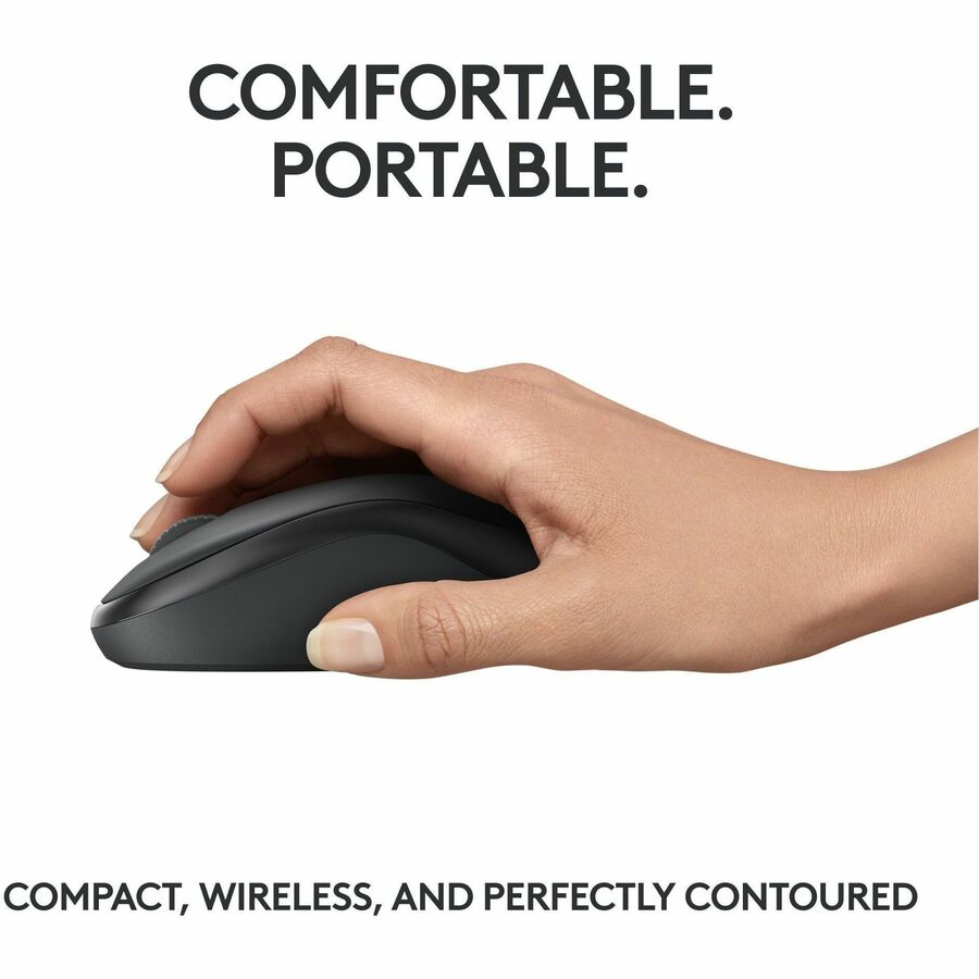 Logitech M240 Silent Bluetooth Mouse, Wireless, Compact, Portable, Smooth Tracking, Graphite - Image 5