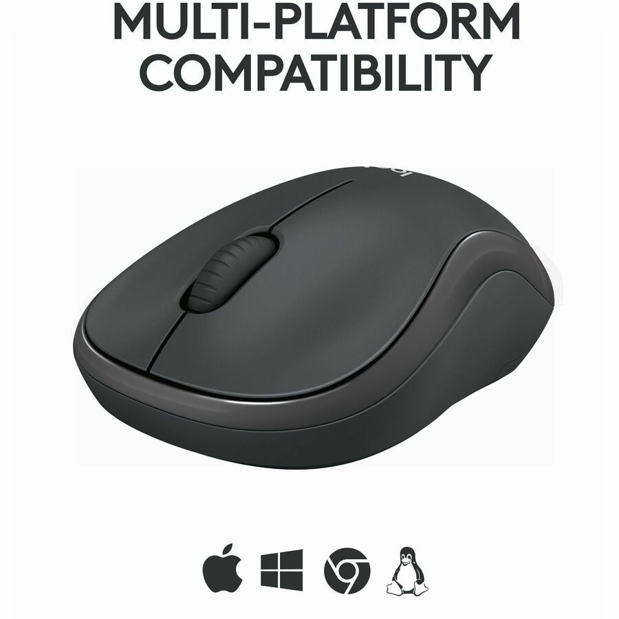 Logitech M240 Silent Bluetooth Mouse, Wireless, Compact, Portable, Smooth Tracking, Graphite - Image 6