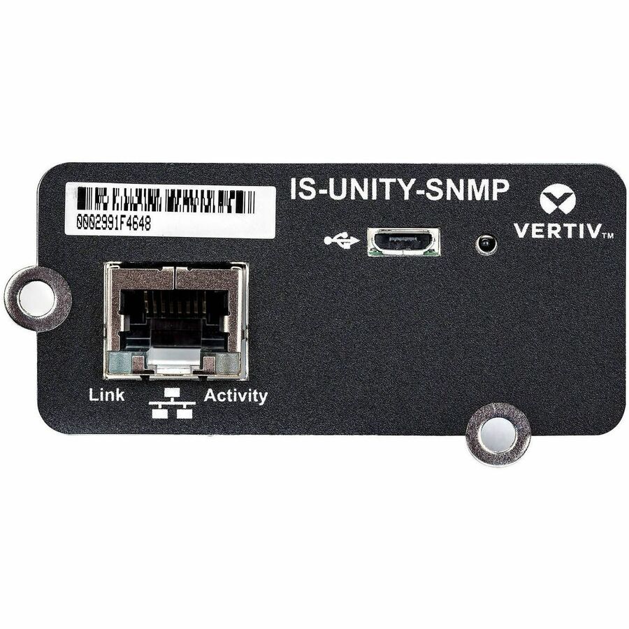 Vertiv Liebert IntelliSlot Unity - SNMP - Network Card | Remote Monitoring - Image 3