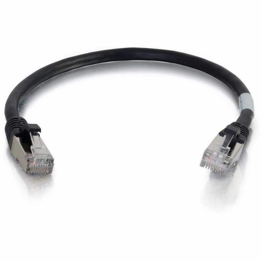 C2G-15ft Cat6a Snagless Shielded (STP) Network Patch Cable - Black - Image 3
