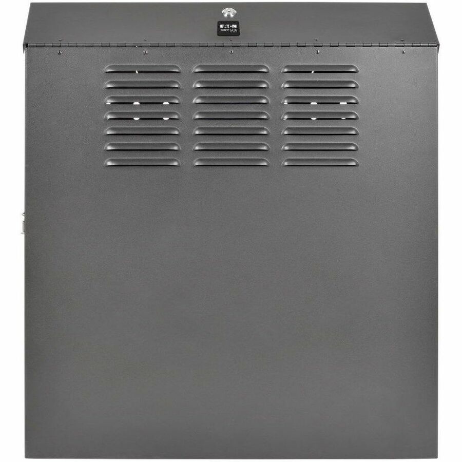 Eaton Tripp Lite Series SmartRack 4U Low-Profile Vertical-Mount Switch-Depth Wall-Mount Rack Enclosure Cabinet - Image 4