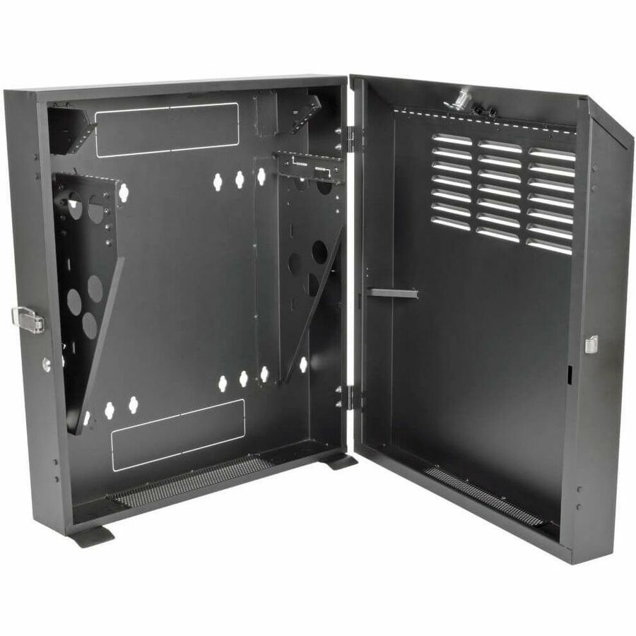 Eaton Tripp Lite Series SmartRack 4U Low-Profile Vertical-Mount Switch-Depth Wall-Mount Rack Enclosure Cabinet - Image 5
