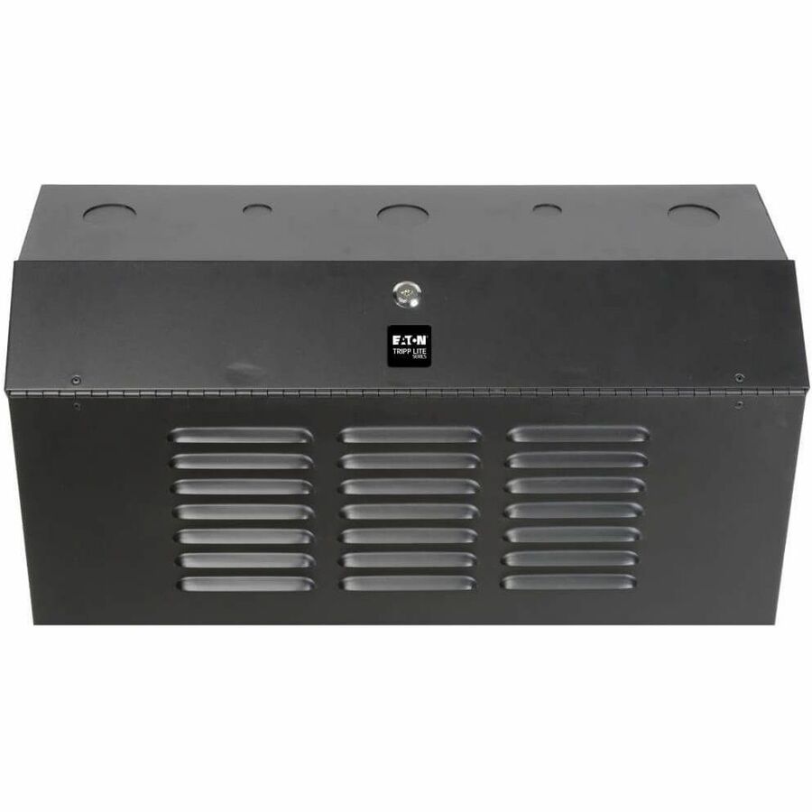 Eaton Tripp Lite Series SmartRack 4U Low-Profile Vertical-Mount Switch-Depth Wall-Mount Rack Enclosure Cabinet - Image 6