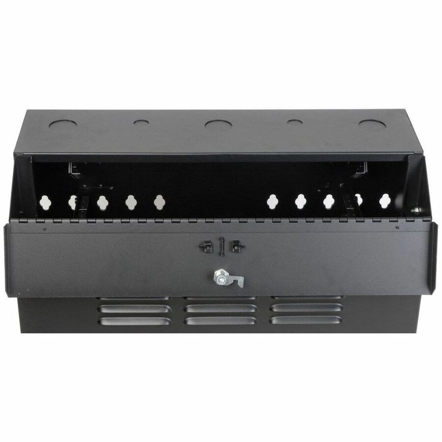 Eaton Tripp Lite Series SmartRack 4U Low-Profile Vertical-Mount Switch-Depth Wall-Mount Rack Enclosure Cabinet - Image 7