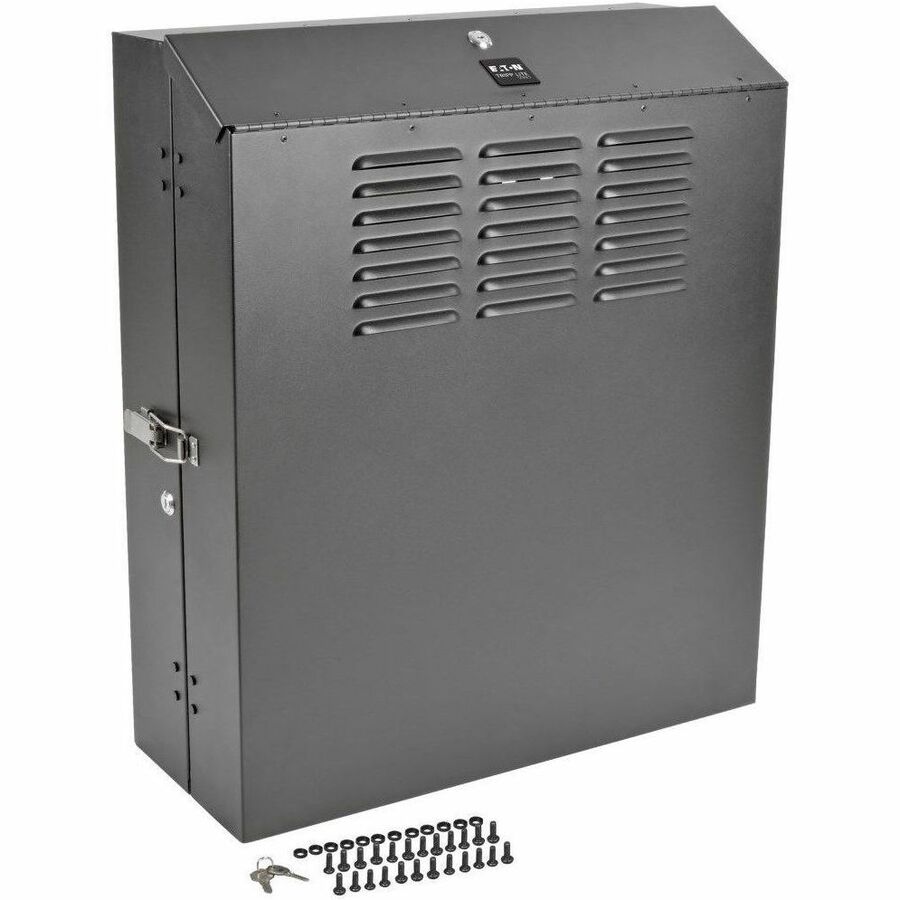 Eaton Tripp Lite Series SmartRack 4U Low-Profile Vertical-Mount Switch-Depth Wall-Mount Rack Enclosure Cabinet - Image 9