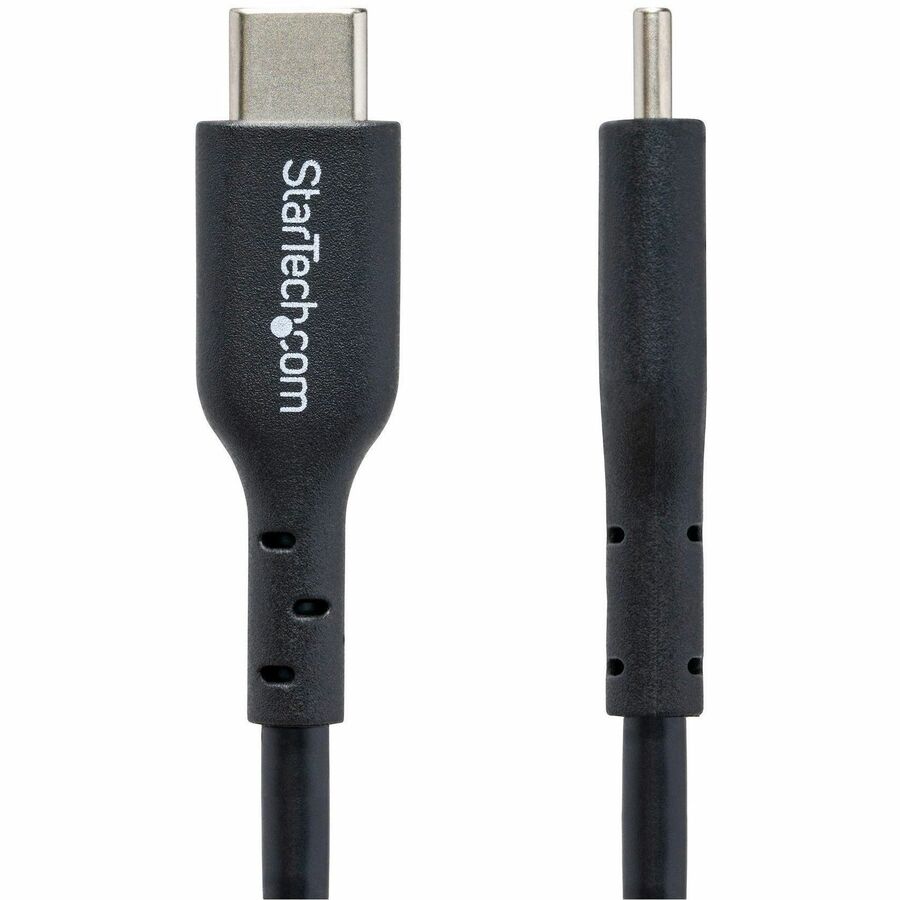 StarTech.com 10ft (3m) USB-C Charging Cable, USB 2.0 Type-C Laptop Charger Cord, 60W Power Delivery, TPE Jacket, Data Transfer Cable - Image 3