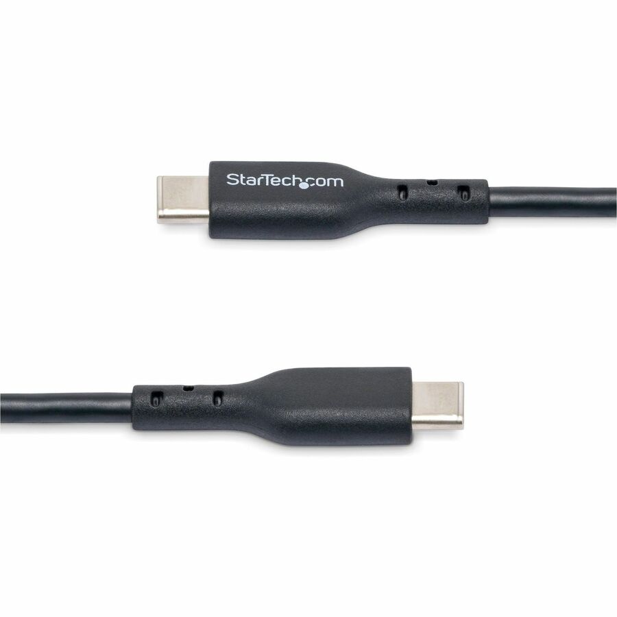 StarTech.com 10ft (3m) USB-C Charging Cable, USB 2.0 Type-C Laptop Charger Cord, 60W Power Delivery, TPE Jacket, Data Transfer Cable - Image 4