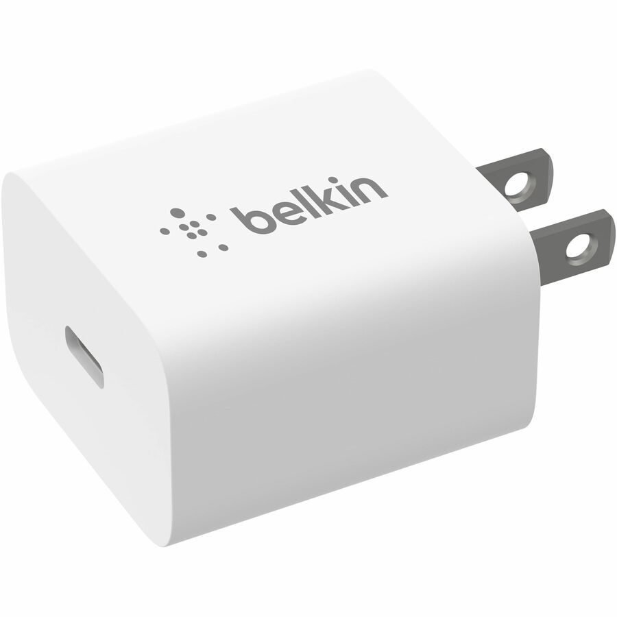 Belkin 20W Portable USB-C Wall Charger - 1xUSB-C - Fast Charging - Power Adapter - White (2 Pack) - Image 3