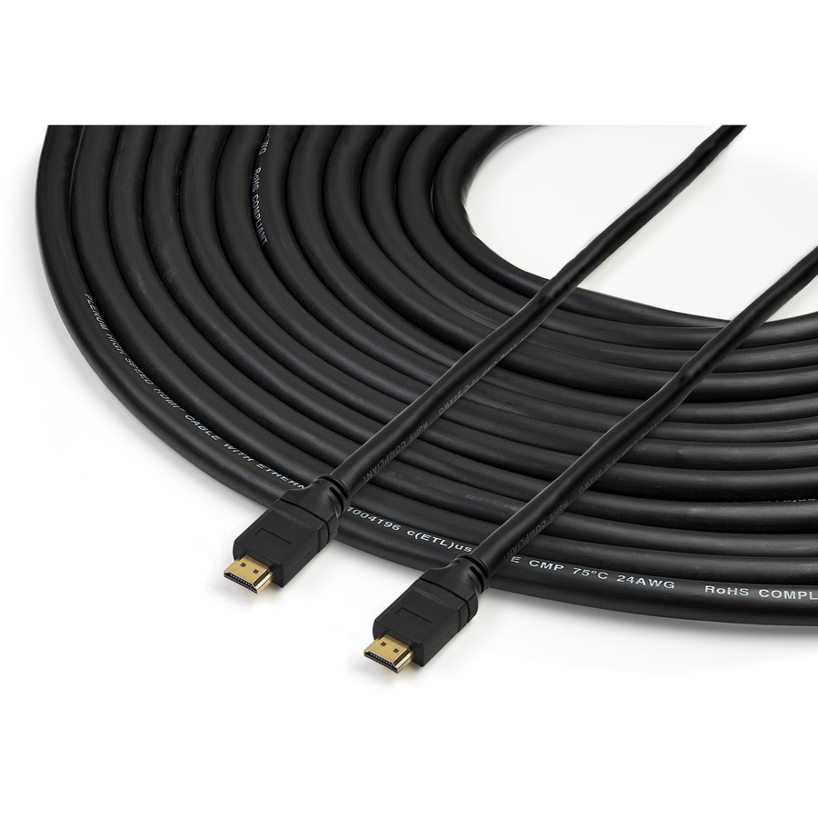 StarTech.com 35ft In Wall Plenum Rated HDMI Cable, 4K High Speed Long HDMI Cord w/ Ethernet, 4K30Hz UHD, 10.2 Gbps, HDMI 1.4 Display Cable - Image 3