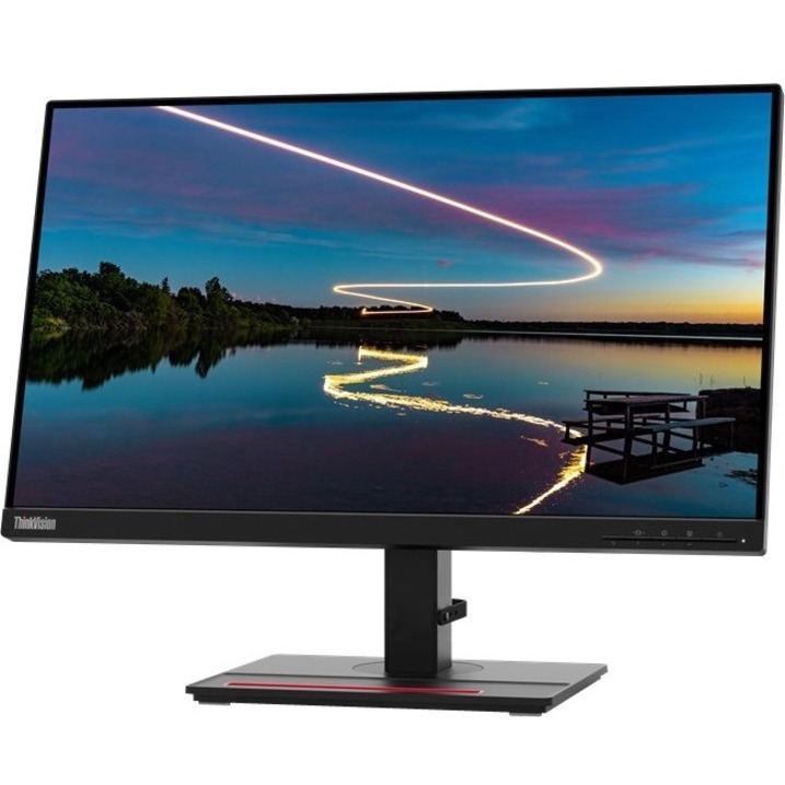 Lenovo ThinkVision T24m-20 24" Class Full HD LED Monitor - 16:9 - Raven Black - Image 2