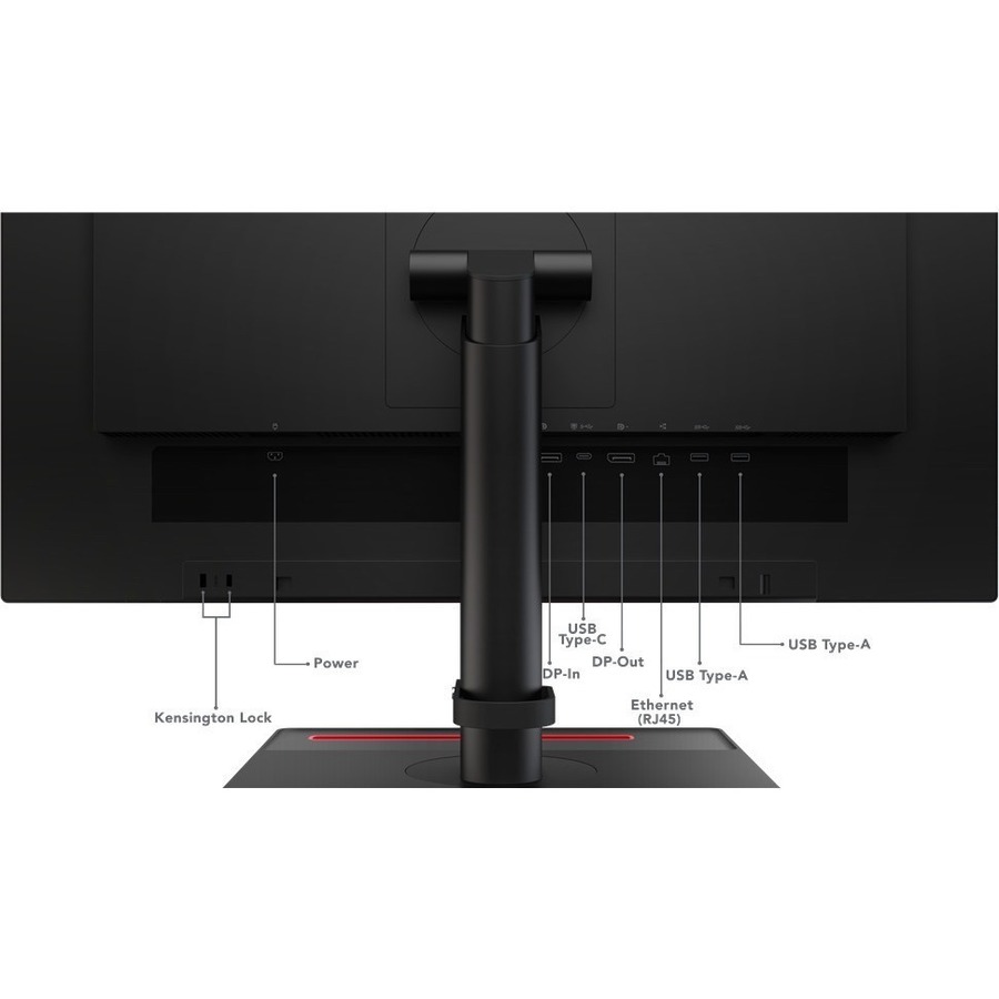 Lenovo ThinkVision T24m-20 24" Class Full HD LED Monitor - 16:9 - Raven Black - Image 5