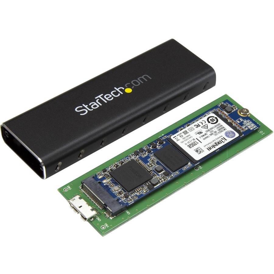 StarTech.com M.2 SSD Enclosure for M.2 SATA SSDs - USB 3.0 (5Gbps) with UASP - External M.2 SSD Enclosure - Aluminum - Image 5