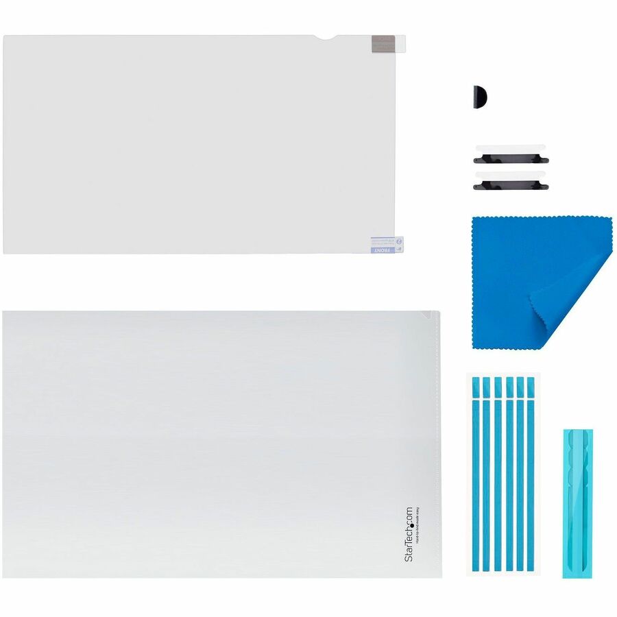 StarTech.com 12.5-inch 16:9 Touch Privacy Screen, Laptop Security Shield, Anti-Glare Blue Light Filter, Flip-Up - Image 9