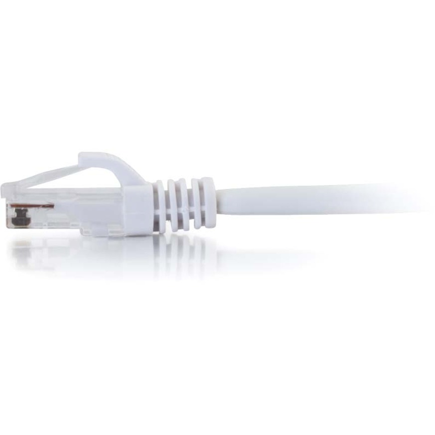C2G 25ft Cat5e Ethernet Cable - Snagless Unshielded (UTP) - White - Image 2