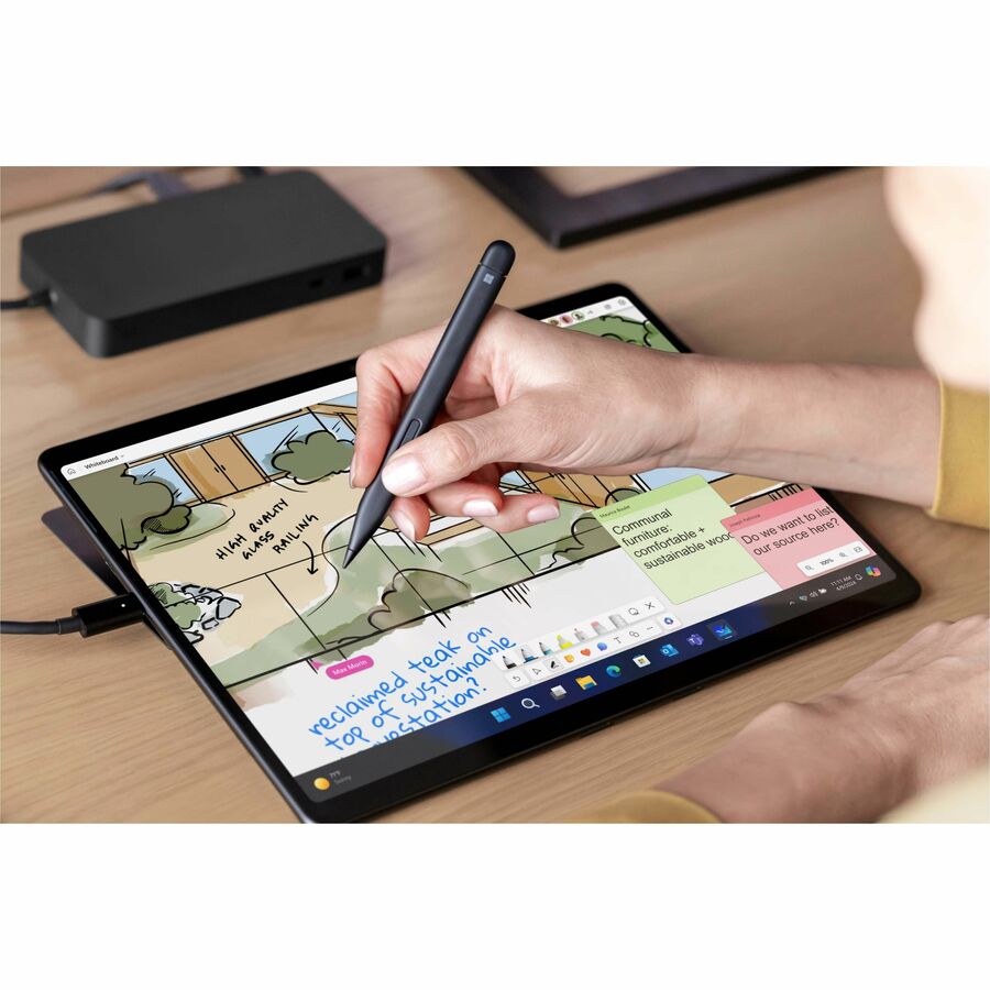 Microsoft Surface Pro 10 Tablet - 13" - vPro Technology - 16 GB - 512 GB SSD - Windows 11 - Black - Image 2