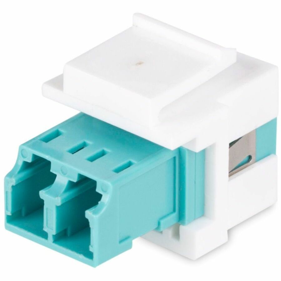 StarTech.com LC to LC Coupler, LC Fiber Coupler, LC/UPC Duplex Keystone Jack, Fiber Optic Keystone Coupler for Patch Panel - Image 2