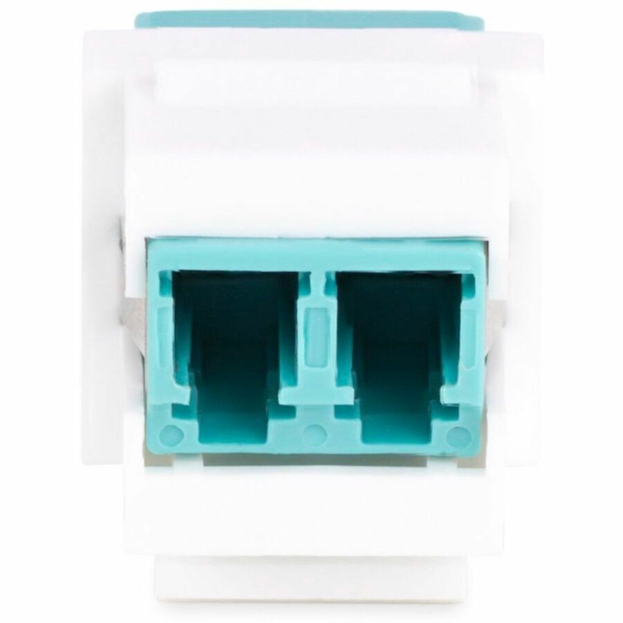 StarTech.com LC to LC Coupler, LC Fiber Coupler, LC/UPC Duplex Keystone Jack, Fiber Optic Keystone Coupler for Patch Panel - Image 3