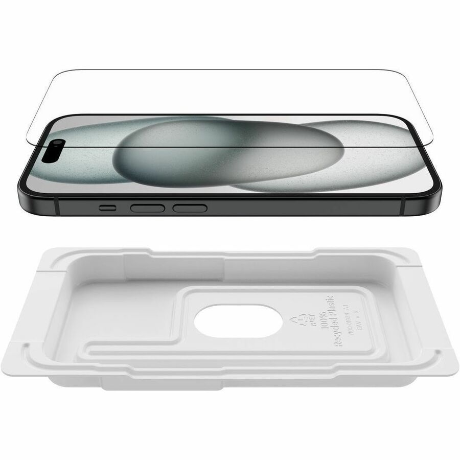 Belkin ScreenForce UltraGlass 2 Treated Screen Protector for iPhone 15 - Image 4