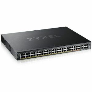 ZYXEL XGS2220-54FP 48-Port Gigabit L3 Managed and Nebula Pro Cloud Managed Switch | 40 PoE+ / 10 PoE++ Ports at 960W with 4 SFP+ 10G Uplinks and 2 10G Ethernet Ports