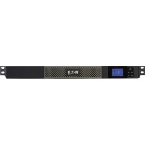 Eaton 5P 750VA 600W 120V Line-Interactive UPS, 5-15P, 5x 5-15R Outlets, True Sine Wave, Cybersecure Network Card Option, 1U