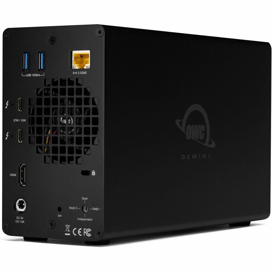 OWC Gemini Thunderbolt (40Gb/s) Dock And Dual-Drive RAID External Storage Enclosure With SoftRAID - Image 6