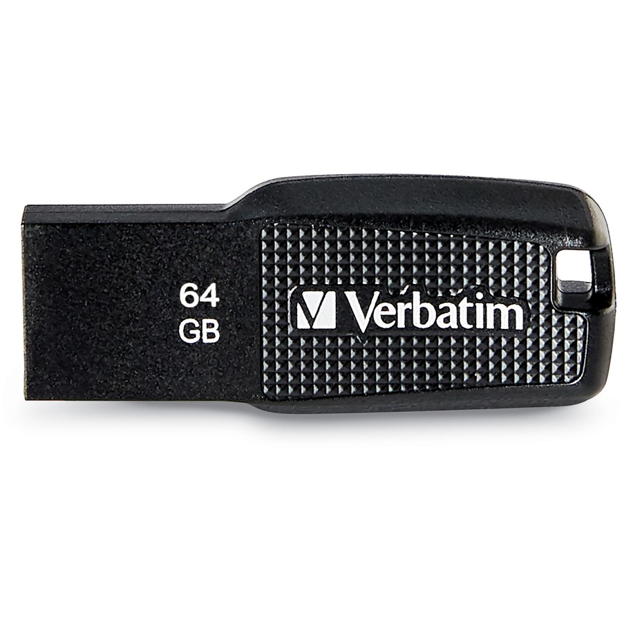 Verbatim 64GB Ergo USB Flash Drive - Black - Image 4