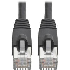 Eaton Tripp Lite Series Cat6a 10G Snagless Shielded STP Ethernet Cable (RJ45 M/M), PoE, Black, 6 ft. (1.83 m)
