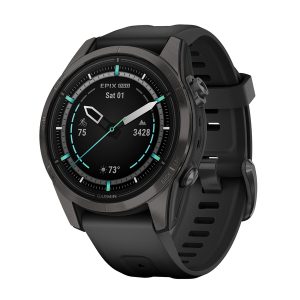 Garmin 010-02802-14 epix Pro (Gen 2) Sapphire Edition Smartwatch with 42-mm Case (Carbon Gray)