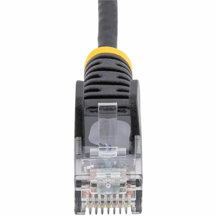 StarTech.com 5ft Black Slim CAT6 Ethernet Cable, Slim Snagless RJ45, UTP, LSZH, 28AWG Bare Copper, Slim Network Patch Cord, Fluke Tested - Image 4