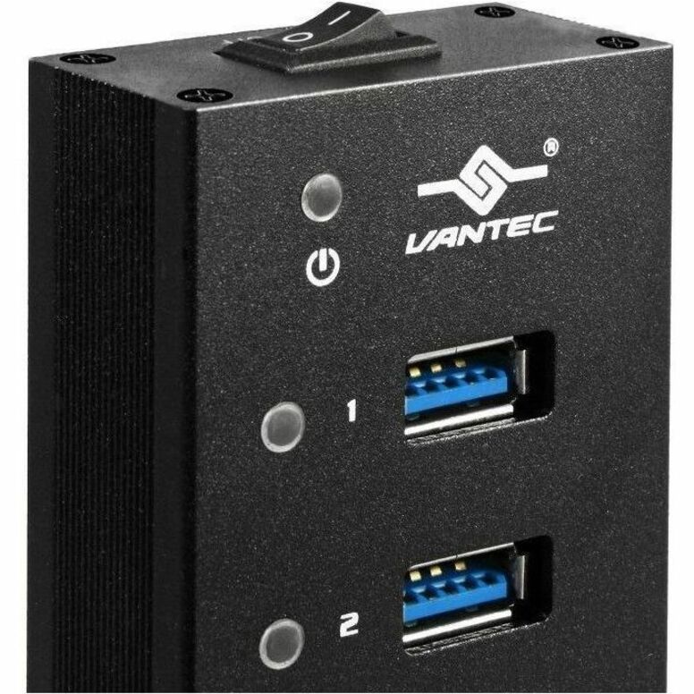 Vantec 10-Port USB 3.0 Aluminum Hub - Image 6