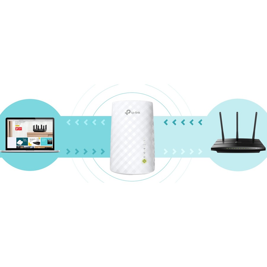 TP-Link RE220 - Dual Band IEEE 802.11ac 750 Mbit/s Wireless Range Extender - Image 4