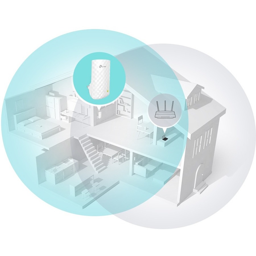 TP-Link RE220 - Dual Band IEEE 802.11ac 750 Mbit/s Wireless Range Extender - Image 5