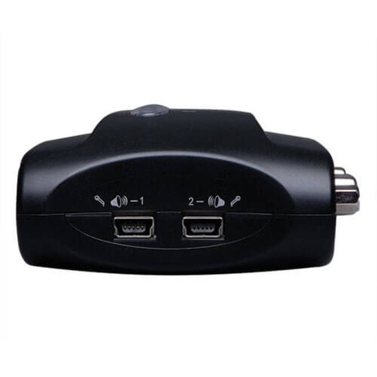 Eaton Tripp Lite Series 2-Port Compact USB KVM Switch with Audio and Cable - Image 3
