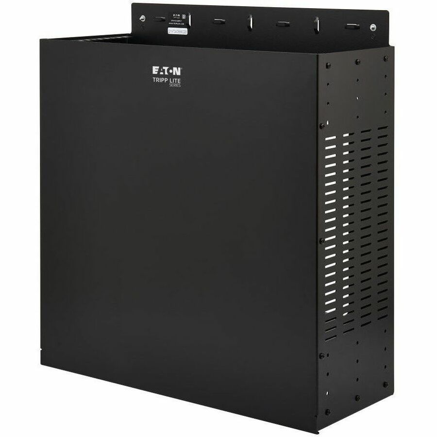 Eaton Tripp Lite Series SmartRack 4U Low-Profile Vertical-Mount Vented Wall-Mount Mini Rack Enclosure, Black - Image 2