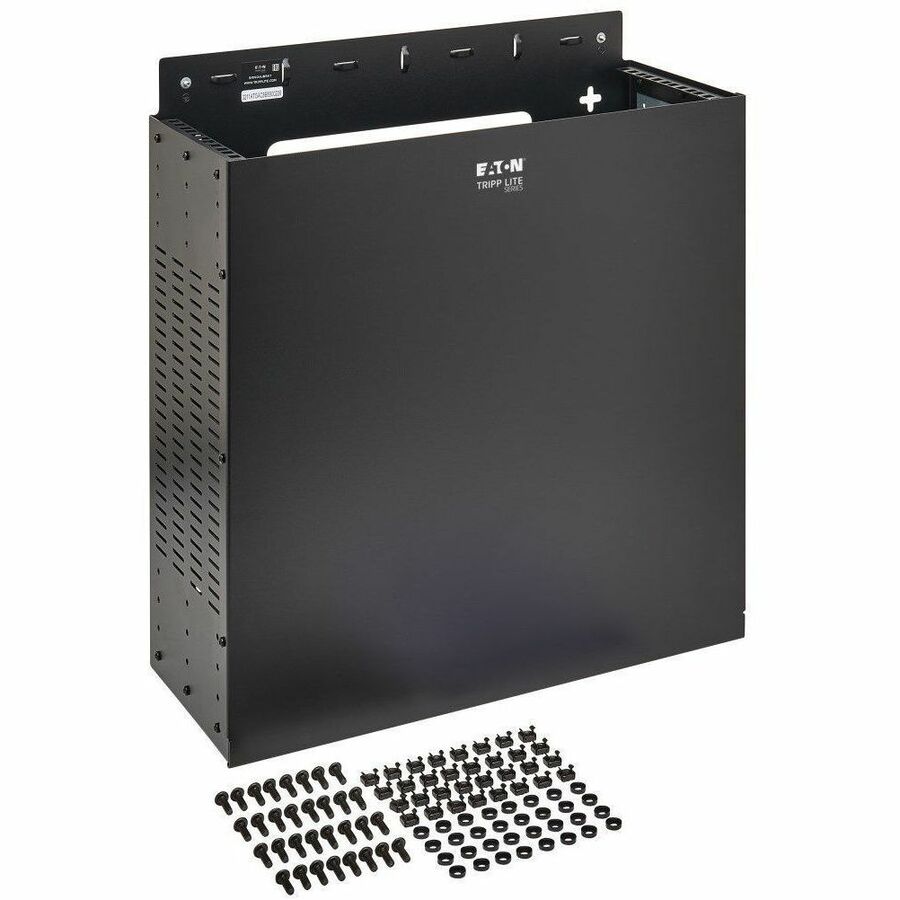 Eaton Tripp Lite Series SmartRack 4U Low-Profile Vertical-Mount Vented Wall-Mount Mini Rack Enclosure, Black - Image 10