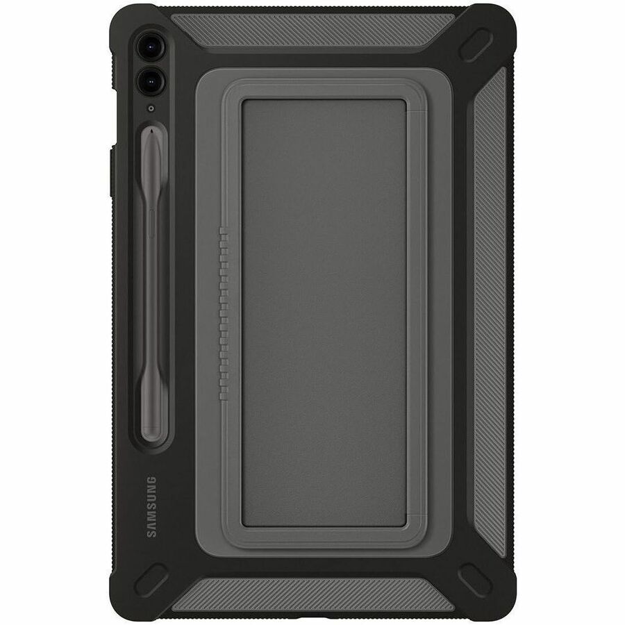Samsung Rugged Carrying Case Samsung Galaxy Tab S9 FE+ Tablet, Stylus - Black - Image 8