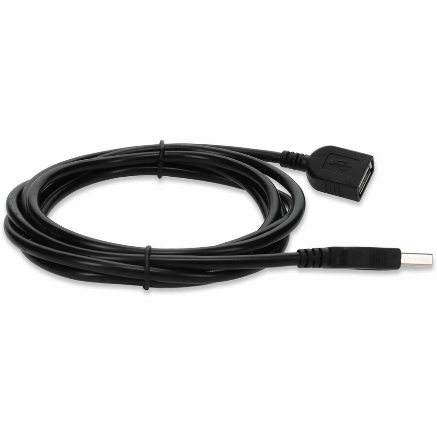AddOn 15ft USB 2.0 (A) Male to Female Black Cable - Image 6