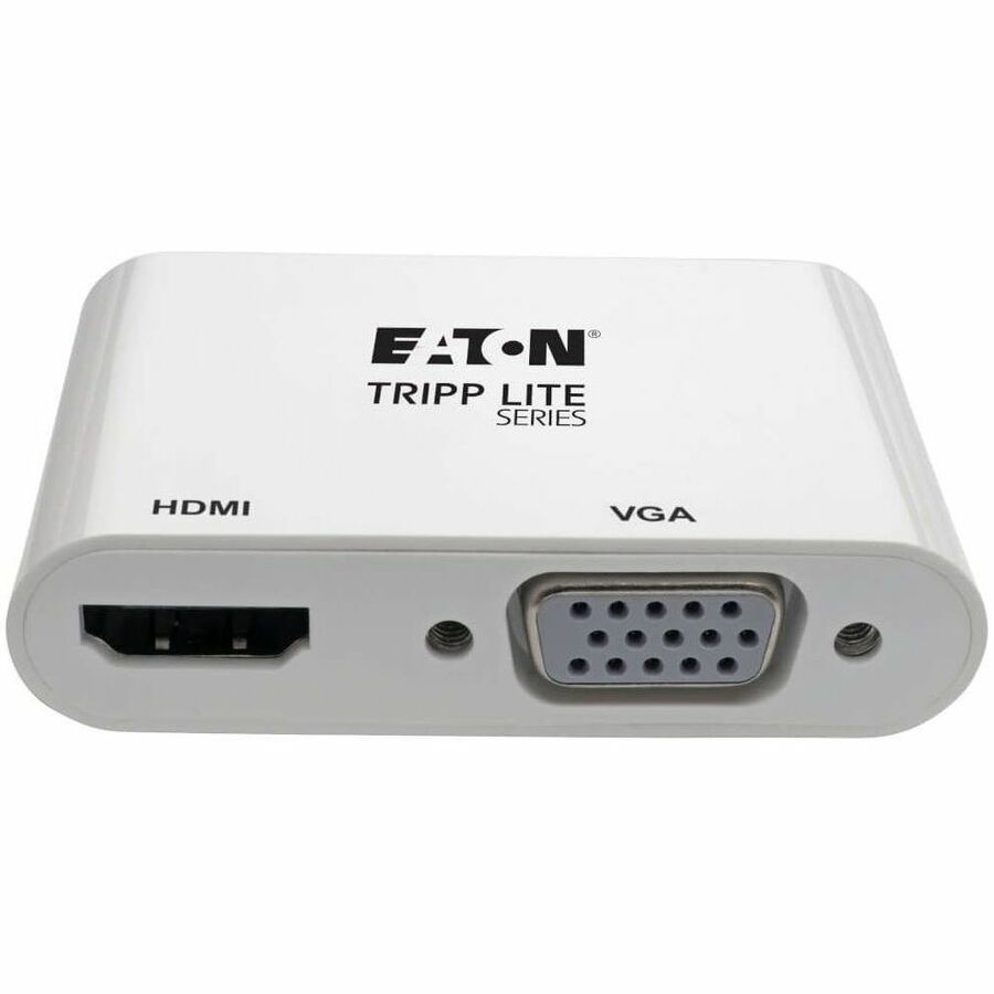 Eaton Tripp Lite Series USB-C Multiport Adapter (M/2xF) - 4K HDMI, VGA, White - Image 3