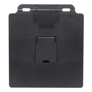 goDesk 3 Attachable Luggage Desk Stand (Black/Charcoal)