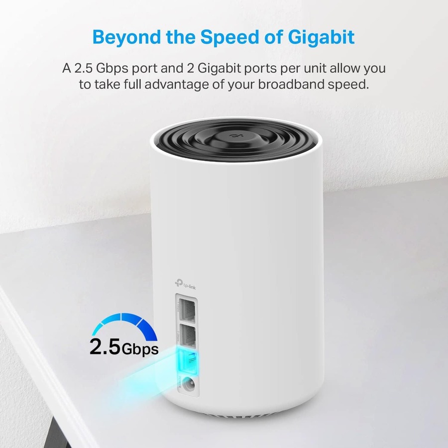 TP-Link Deco XE75 Pro(1-pack) - Deco AXE5400 Tri-Band WiFi 6E Mesh Router, 1-pack - Image 8