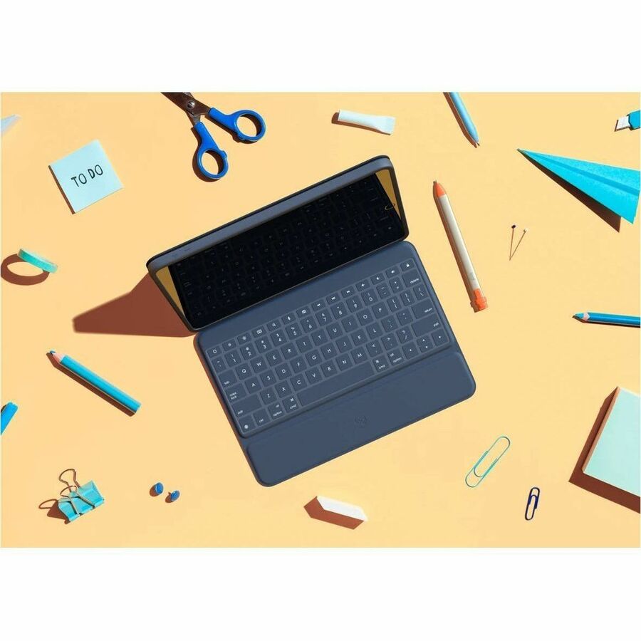 Logitech Rugged Combo 4 Rugged Keyboard/Cover Case Apple iPad (10th Generation) Tablet - Image 6