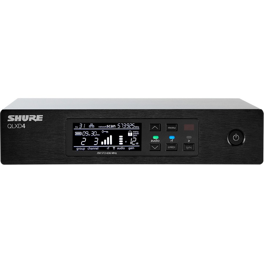 Shure QLXD4 Digital Wireless Receiver