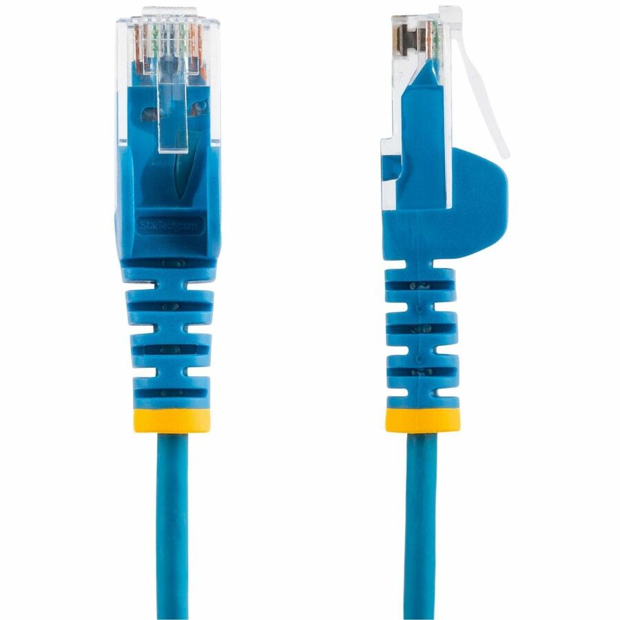 StarTech.com 5ft Blue Slim CAT6 Ethernet Cable, Slim Snagless RJ45, UTP, LSZH, 28AWG Bare Copper, Slim Network Patch Cord, Fluke Tested - Image 2