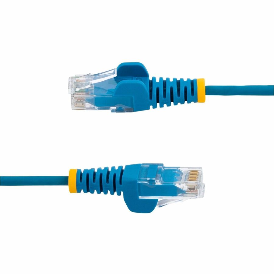 StarTech.com 5ft Blue Slim CAT6 Ethernet Cable, Slim Snagless RJ45, UTP, LSZH, 28AWG Bare Copper, Slim Network Patch Cord, Fluke Tested - Image 3
