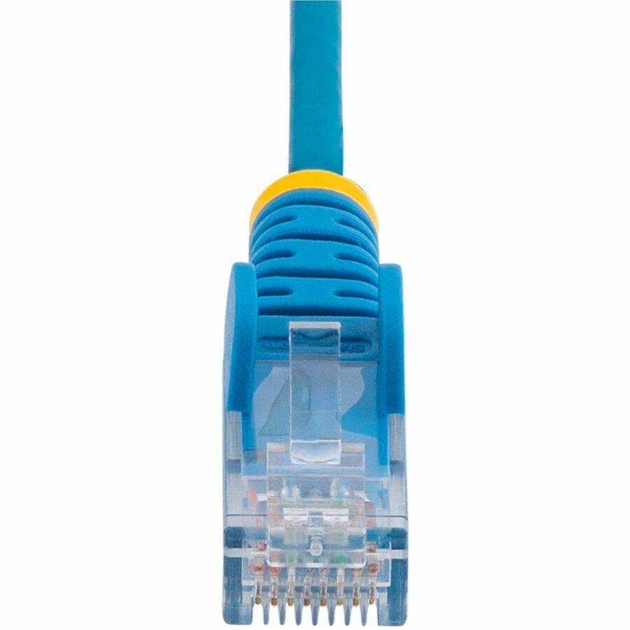 StarTech.com 5ft Blue Slim CAT6 Ethernet Cable, Slim Snagless RJ45, UTP, LSZH, 28AWG Bare Copper, Slim Network Patch Cord, Fluke Tested - Image 4