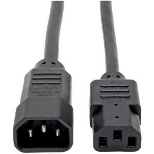 Eaton Tripp Lite Series PDU Power Cord, C13 to C14 - 10A, 250V, 18 AWG, 4 ft. (1.22 m), Black